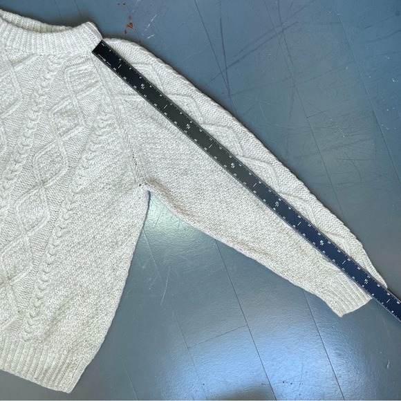 ❤️ SOLD ❤️ Vintage Aran Irish Sweater Fisherman Bainin Cable Hand Knit - Picture 10 of 12
